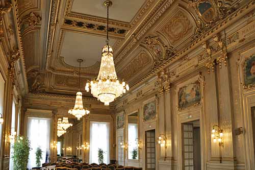 Hôtel de ville - Grand salon d'honneur (salle des mariages et du Conseil municipal)