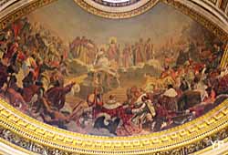 Église de la Madeleine - décor du plafond du choeur