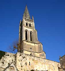 église monolithe de Saint-Emilion (doc. CRTA / JJ Brochard)
