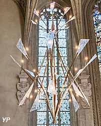 Luminaires de la Sainte-Chapelle du château des ducs de Savoie à Chambéry (Savoie)