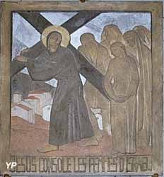 Église Saint-Martin - chemin de croix (8 - Jésus console les femmes d'Israël)