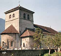 Eglise Saint-Jean-Baptiste de Viuz-Faverges (seconde moitié du XIIe s) (doc. Musée Archéologique de Viuz-Faverges)