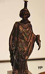 Musée de la Castre - Tyché, bronze (époque romaine)