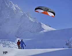 Station de Chamonix-Mont-Blanc - snow kite