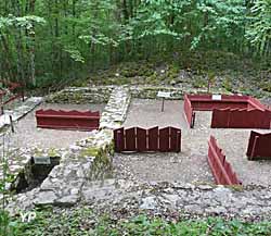 Site Gallo-Romain de l'Ecartelot - habitat, cuisine et dépendences