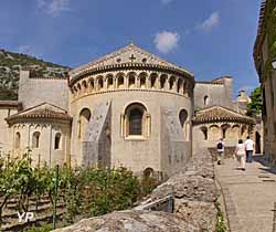 Chevet de l'abbaye de Gellone