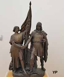 Jeanne d'Arc et Vercingétorix (Emile-François Chatrousse - Musée d'art Roger-Quilliot)