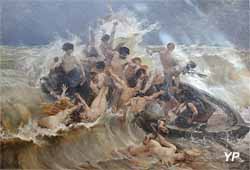 La lutte pour la vie (Henry-Eugène Delacroix - Musée d'art Roger-Quilliot)