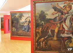 Roland furieux, tapisserie pour la galerie d'apparat du château d'Effiat (anonyme - Musée d'art Roger-Quilliot