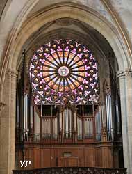 Rosace et grandes orgues