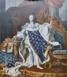 Louis XV (Hyacinthe Rigaud, copie par Prévost, 1742)