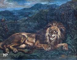 Un Lion à la source (Eugène Delacroix)