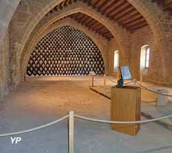 Abbaye de Lagrasse partie publique (ancienne abbaye Sainte-Marie d'Orbieu)