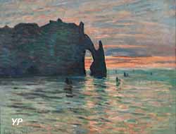 Coucher de soleil à Étretat (Claude Monet, 1883) (doc. Yalta Production)