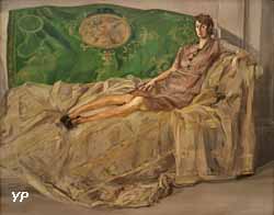 Femme sur un canapé (Francis Gruber, 1945)