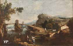 Paysage avec pont rustique (Giuseppe Zais)