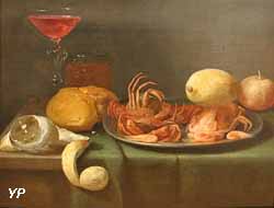 Crabes, crevettes, citrons (Jacob Fopsen Van Es)