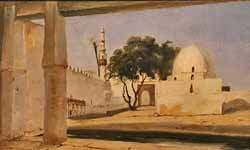 Le Caire. Minaret près d'un rempart (colonel Jean-Charles Langlois, 1850)