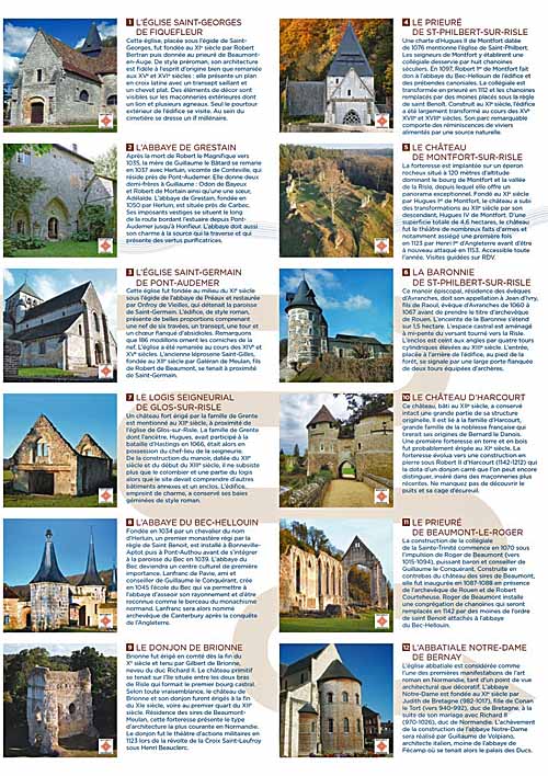 Route touristique Héritage Médiéval Anglo-normand