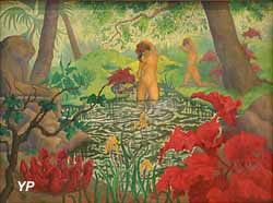 La Baignade ou Lotus (Paul-Emile Ranson - musée d'Orsay)