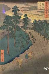 Les Cinquante-trois relais de la route de Tokaido (Utagawa Hiroshige - BNF)