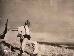 Mort d'un milicien, 1936 - exposition Robert Capa, Icônes, 2024