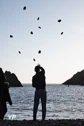 Calanque de Figuerolles, exposition Bords de mer (Françoise Beauguion)